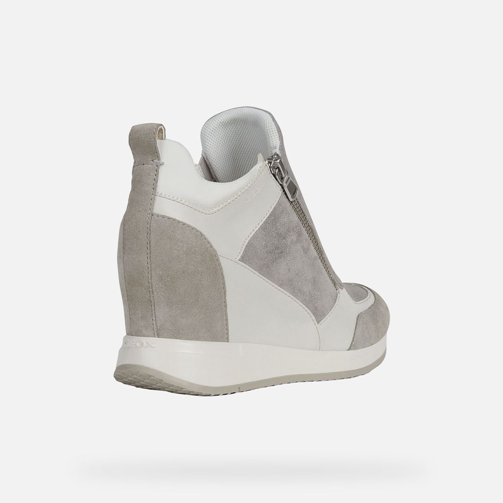 Geox Bayan Spor Ayakkabı Gri - Nydame - WCU-096582